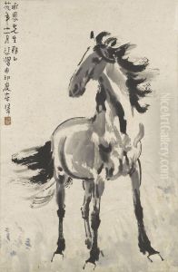 Standing Horse by Xu Beihong