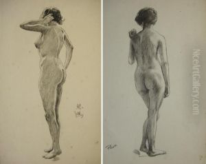 Nude From The Back by Xu Beihong