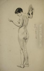 Standing Nude by Xu Beihong