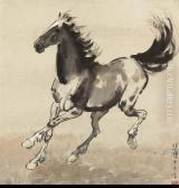 Galloping Stallion - view 1