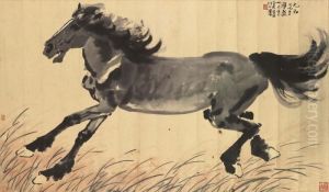 Galloping Stallion by Xu Beihong