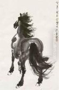 Stallion by Xu Beihong