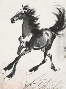 Galloping Steed by Xu Beihong