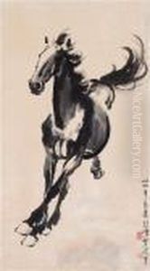 A Galloping Horse by Xu Beihong