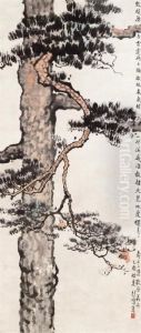 Pine Trees by Xu Beihong