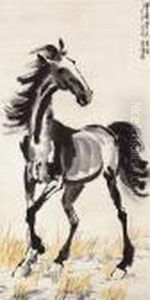 Standing Horse by Xu Beihong