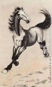 Galloping Horse by Xu Beihong