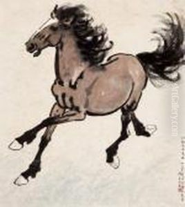 Running Horse by Xu Beihong