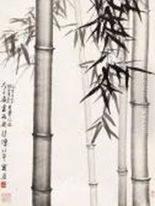 Bamboos by Xu Beihong