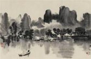 Li River In The Spring Rain by Xu Beihong