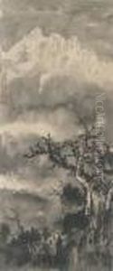 Landscape In Snow by Xu Beihong