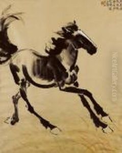 Running Horse by Xu Beihong