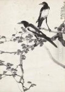 Two Magpies by Xu Beihong