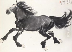 Galloping Horse by Xu Beihong
