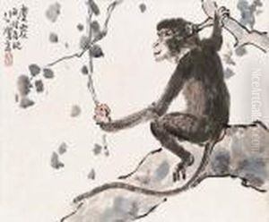Monkey by Xu Beihong