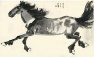 Galloping Horse by Xu Beihong
