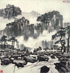 Landscape Of Mt. Lushan by Xu Beihong