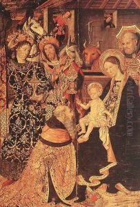 Epiphany (detail) by Jaume Huguet