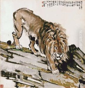 Awakening Lion by Xu Beihong