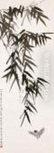Bamboo And Bird by Xu Beihong