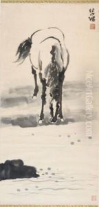 Grazing Horse by Xu Beihong