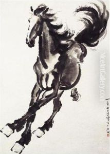 Galloping Horse by Xu Beihong