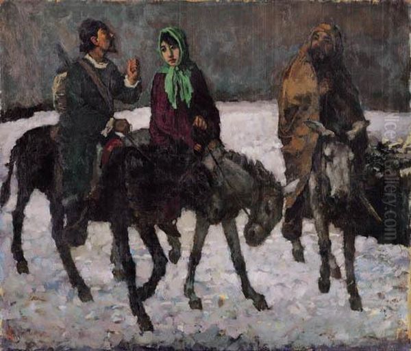 The Three Riders - view 1