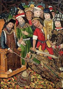 The Decapitation of St Fabian by Jaume Huguet