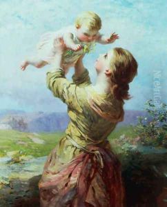 She looks and looks and still with new delight by James John Hill