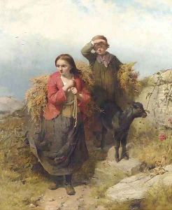 The Fern Gatherers by James John Hill