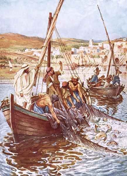 A great multitude of fishes - view 1