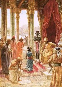 Daniel interprets the dream of Nebuchadnezzar