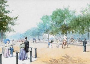 Park, London by Frederic Marlett Bell-Smith