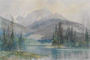 Snow-capped Mountains In The Rockies by Frederic Marlett Bell-Smith
