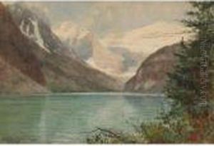 Lake Louise, Canadian Rockies by Frederic Marlett Bell-Smith