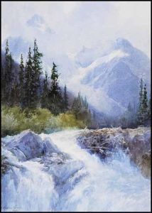A Mountain Torrent by Frederic Marlett Bell-Smith