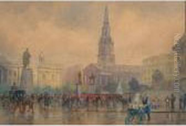 Trafalgar Square, London - view 1