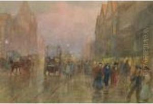 London - The Old And The New by Frederic Marlett Bell-Smith