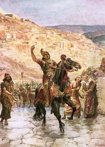 The Assyrian Rabshakeh demanding the surrender of Jerusalem by William Brassey Hole