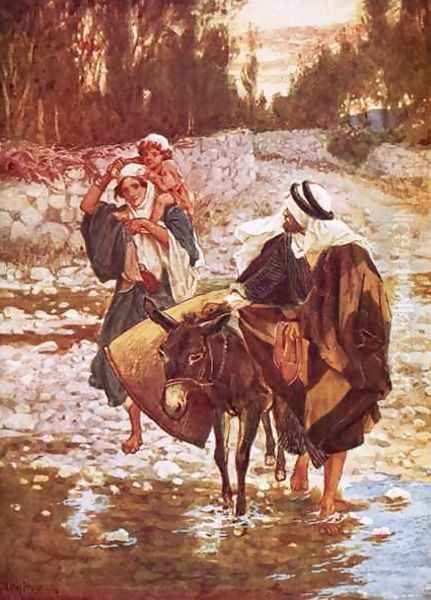 The flight into Egypt - view 1