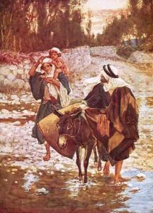 The flight into Egypt
