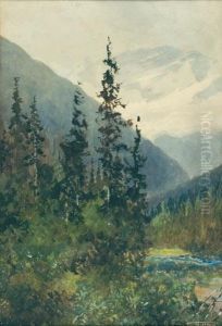 Landscape by Frederic Marlett Bell-Smith
