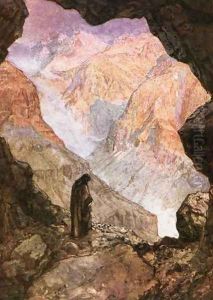 Elijah in the desert of Horeb