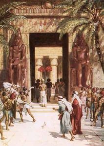 Moses and Aaron before Pharaoh by William Brassey Hole