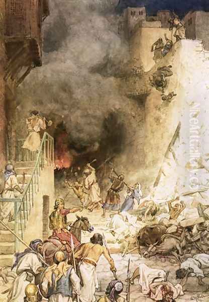 The destruction of Jericho - view 1