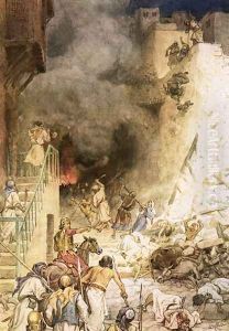 The destruction of Jericho