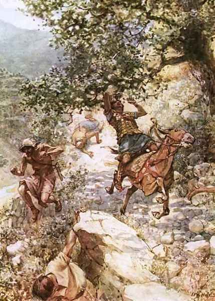 The death of Absalom - view 1