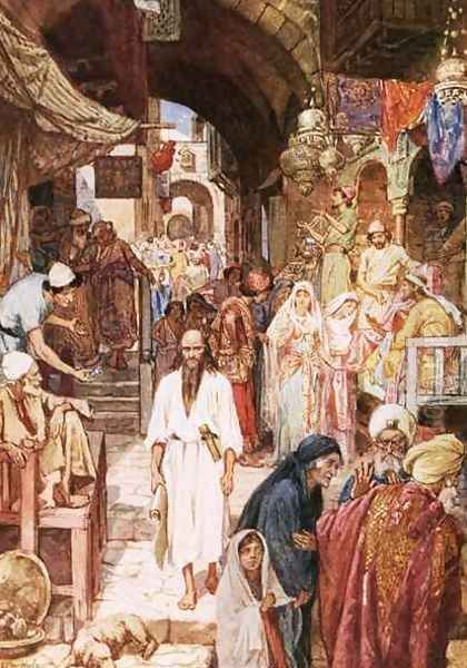 Isaiah witnesses the vice and folly of Jerusalem - view 1