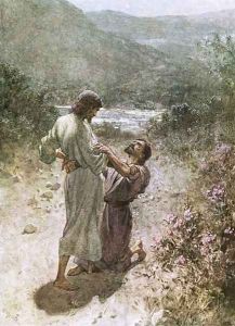 Jacob and the angel at peniel by William Brassey Hole