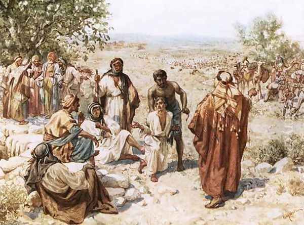 Joseph sold into Egypt - view 1
